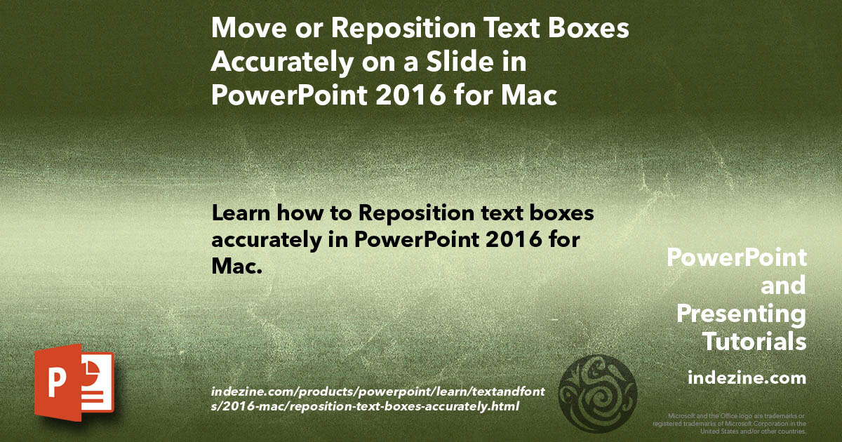 powerpoint for mac move in small increment